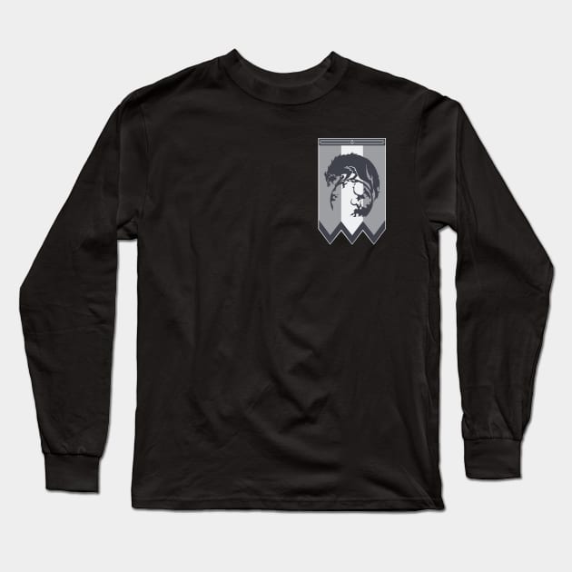 Ashen Wolves Banner Long Sleeve T-Shirt by urufangu